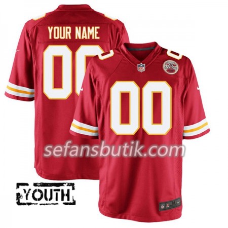 Kansas City Tröjor Chiefs Custom Nike Röd - Barn Kansas City Tröjor Chiefs Custom Nike Röd - Barn